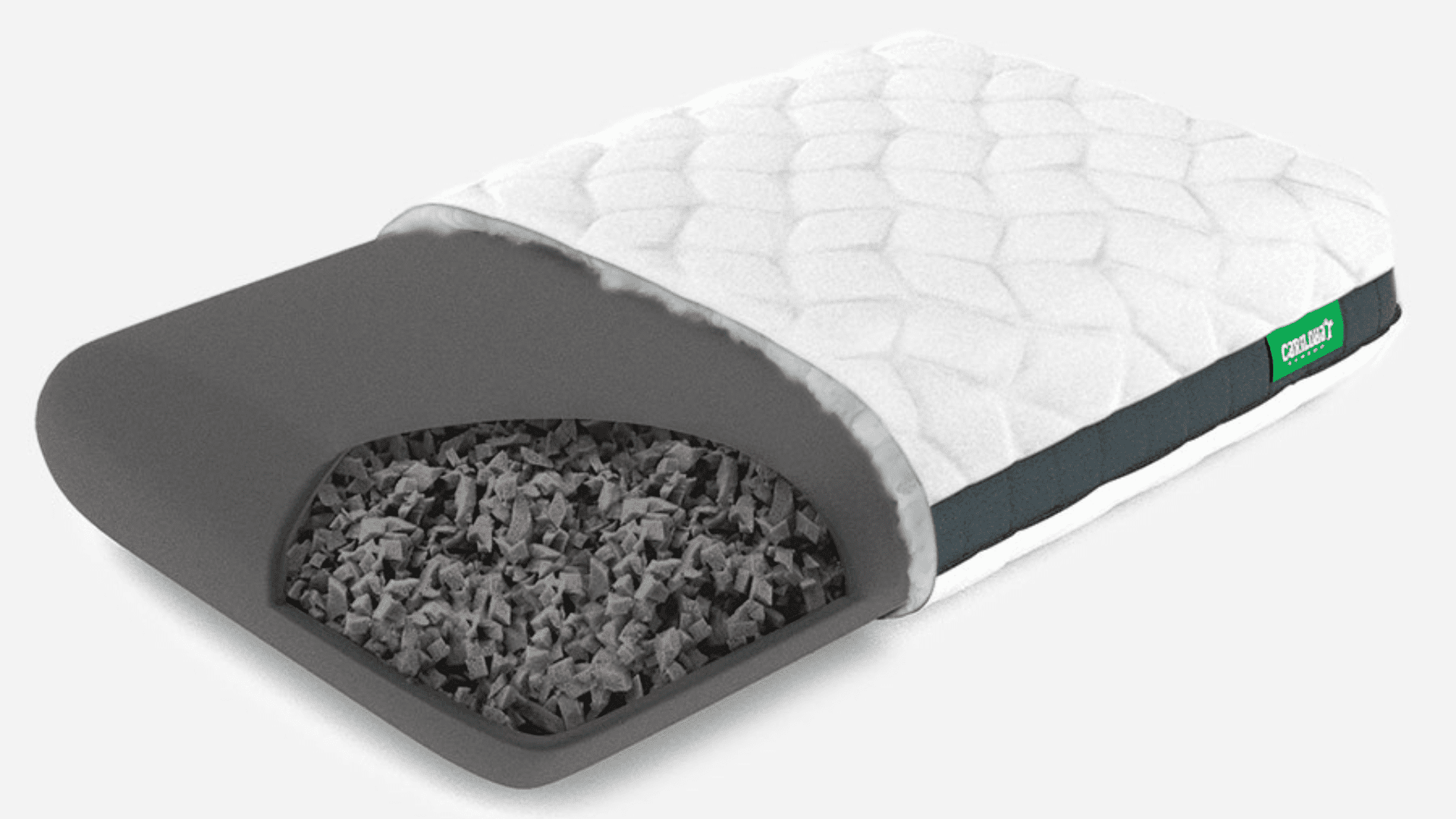 Stylish, quilted pet bed with cushioned base, ideal for comfort and support.