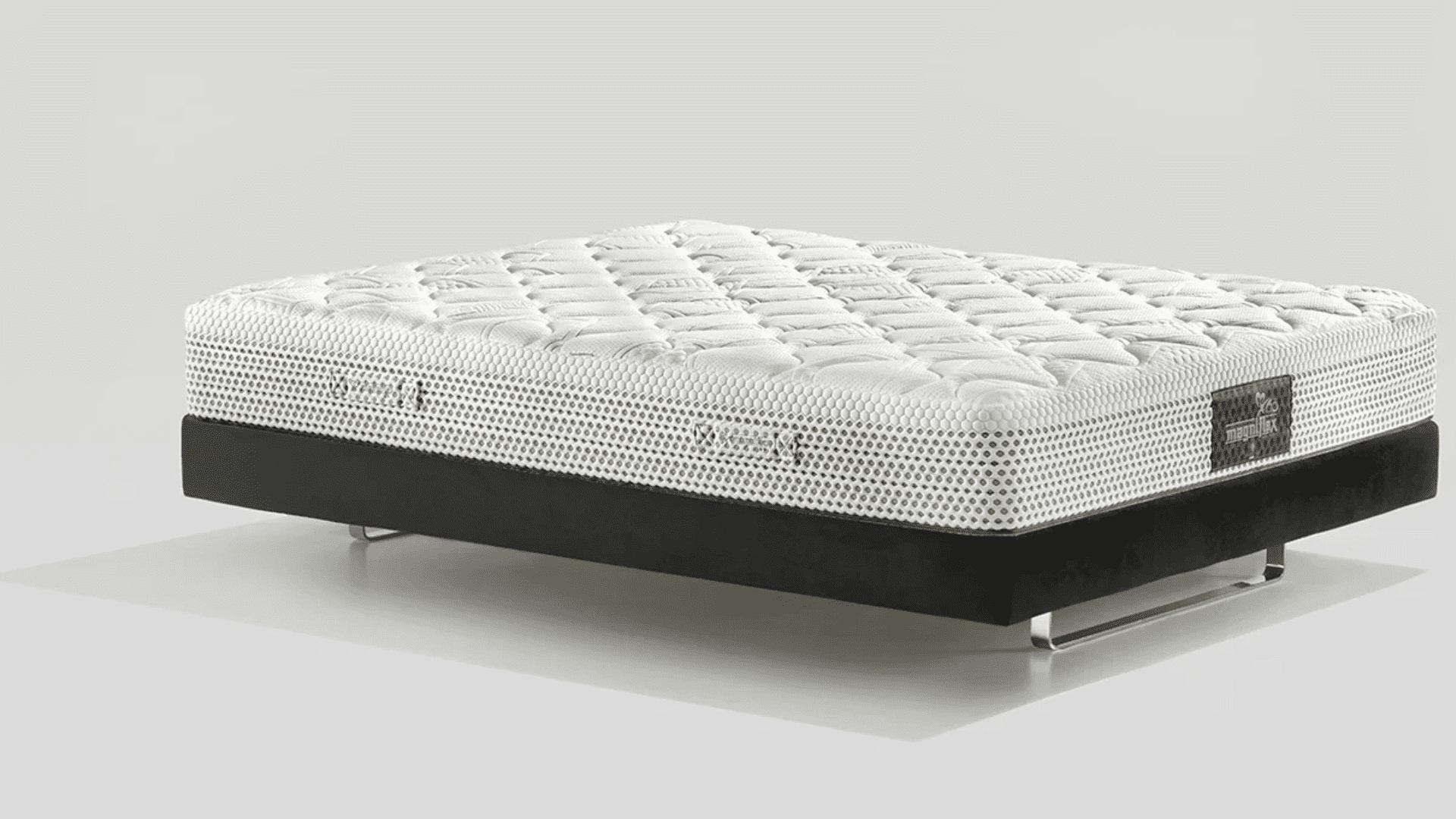 Modern luxury mattress set with tufted top and breathable sides for restful sleep.